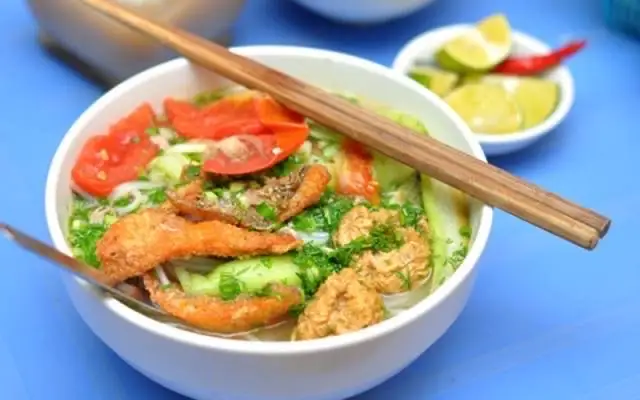 Hình ảnh Bún cá chan nhiều cá