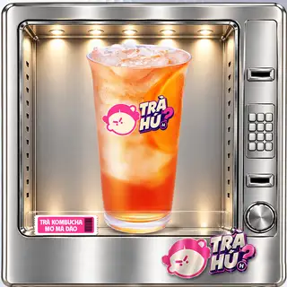 Hình ảnh Trà Kombucha Mơ Má Đào L