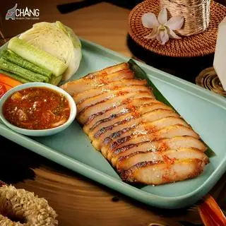 Hình ảnh Má heo nướng BBQ