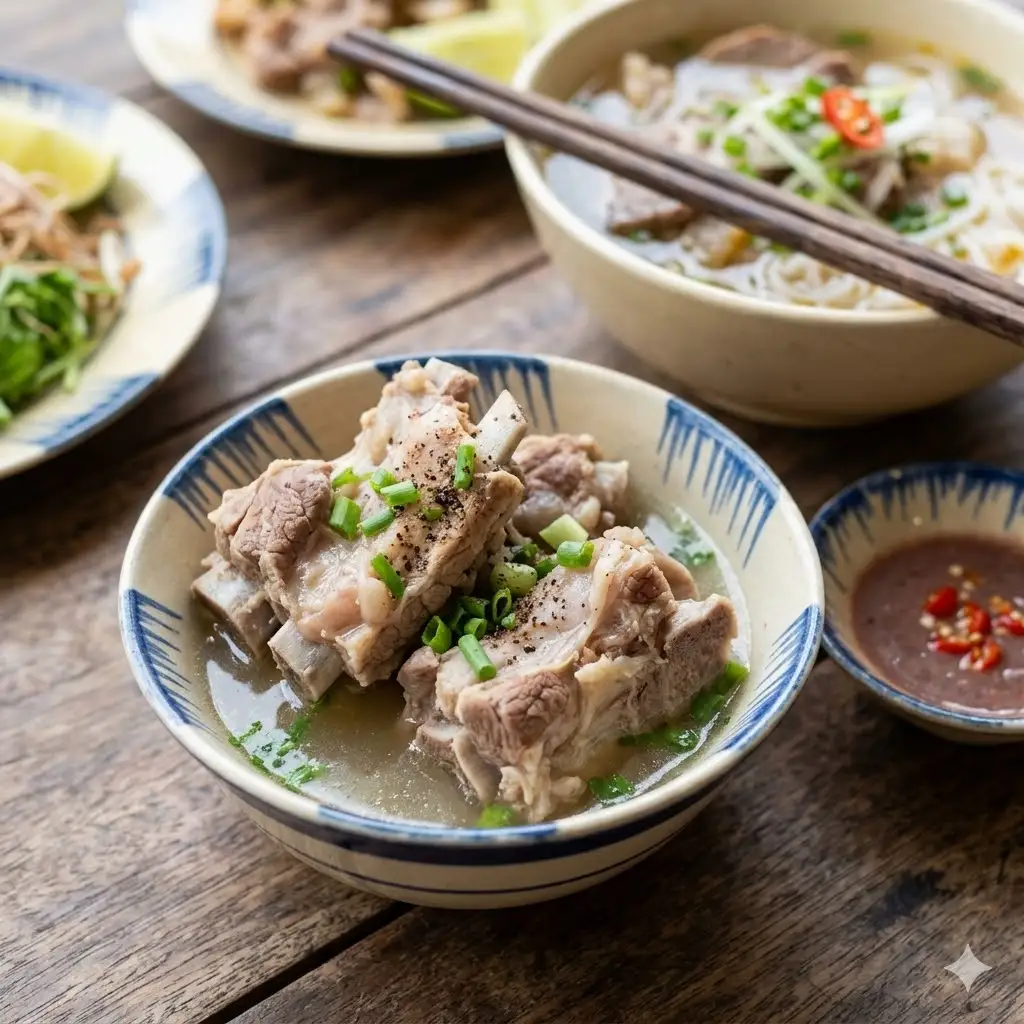 Sườn thêm - 70.000 ₫ tại Tiệm Mì Kim Phát - Mì Sườn Bò - Nguyễn Trãi