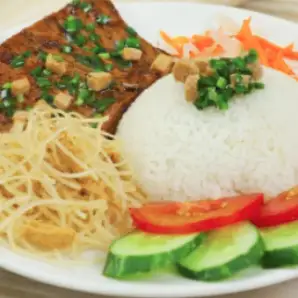 Hình ảnh Cơm tấm sườn bì