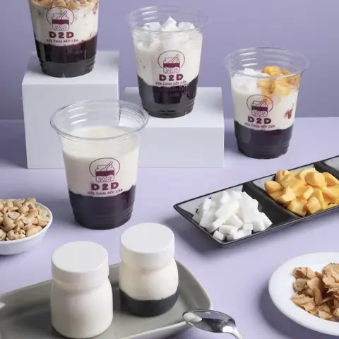 Sữa Chua Nếp Cẩm D2D - Cách Mạng Tháng 8 - Tráng miệng gần bạn