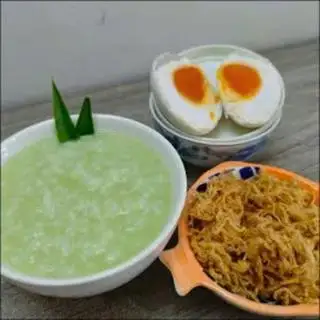 Hình ảnh Chà bông - trứng vịt muối - cháo