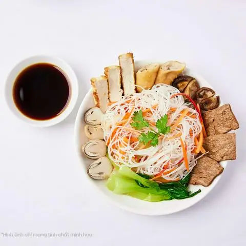 Diệu Bún Gạo Xào Chay Và Bánh Uớt Chay - Dạ Nam - Món chay gần bạn