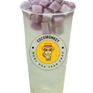 Hình ảnh Nước dừa trân châu khoai môn