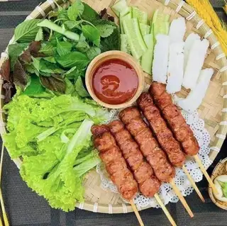 Hình ảnh Combo 2 người bánh hỏi nem nướng