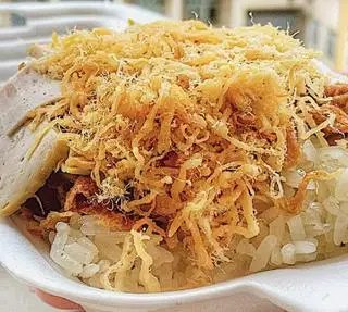 Hình ảnh Xôi thịt chả ruốc