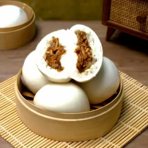 Hình ảnh Bánh bao xá xíu Đài Loan