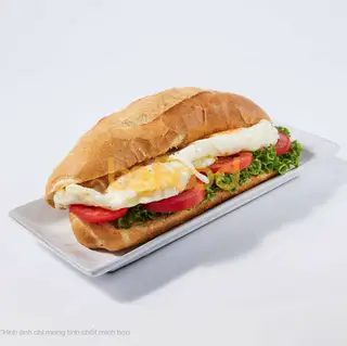 Hình ảnh Bánh mì đặc biệt ốp la 2 trứng