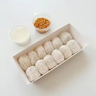 Hình ảnh Mochi chấm kem vị dừa