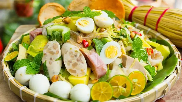 Tré trộn chả heo ( tặng 1 bịch phồng tôm) - 65.000 ₫ tại Chân Gà & Tré Trộn Kim Yến - Tân Hương