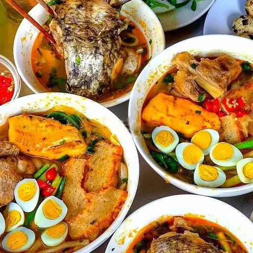 Tô Bánh Canh Đặc Biệt ( Bao Gồm Cá , Chả , Xương Heo , Đầu Cá Lóc , Trứng Cút) - 80.000 ₫ tại O Thanh - Bánh Canh Cá Lóc - Nguyễn Đình Chiểu