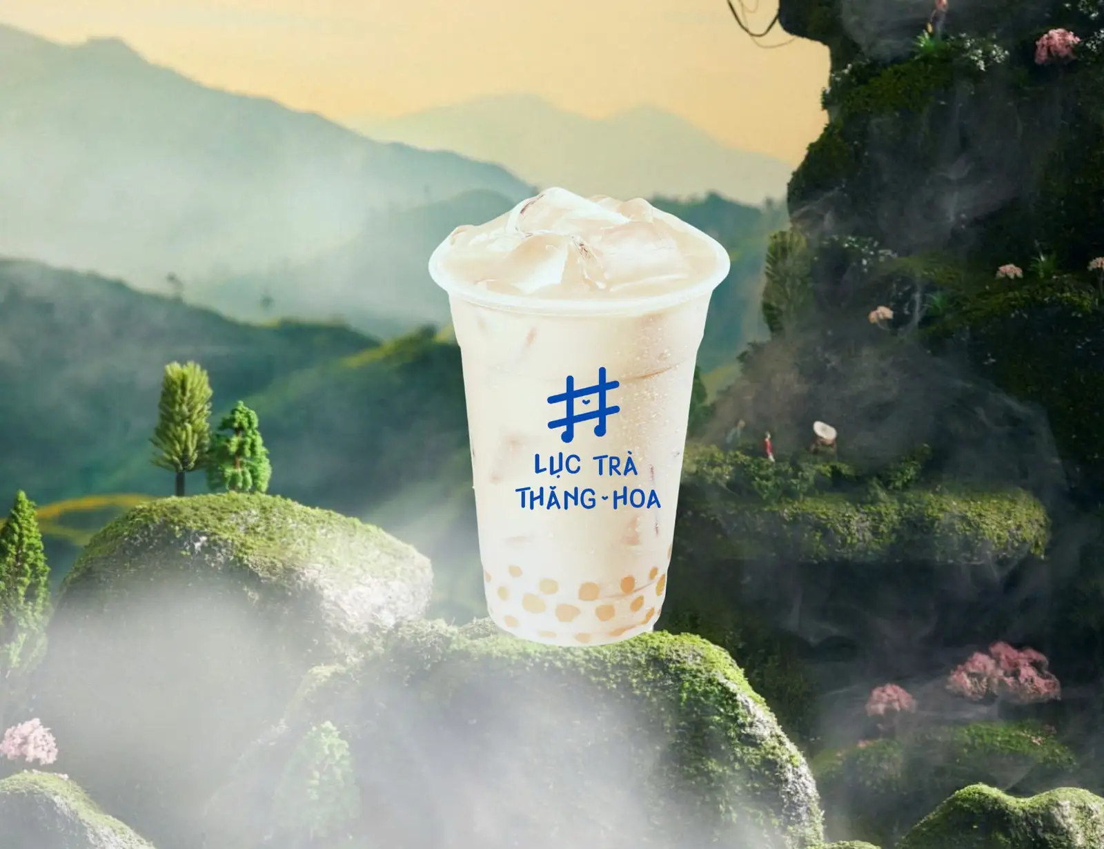 Hình ảnh Trà sữa ô long lục vân