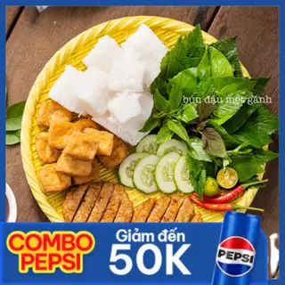 Combo bún đậu chả cốm + Pepsi/Coca - 65.000 ₫ tại Bún Đậu Mắm Tôm Mẹt Gánh - 45/1 Dương Bá Trạc