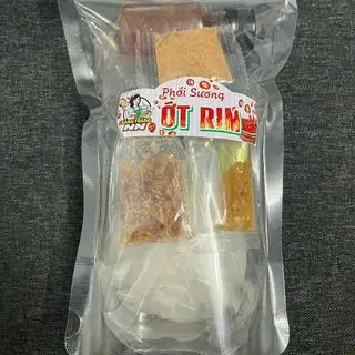 Bánh tráng phơi sương ớt rim - 18.000 ₫ tại Bánh Tráng Nhà Bí Me - Lý Thái Tổ