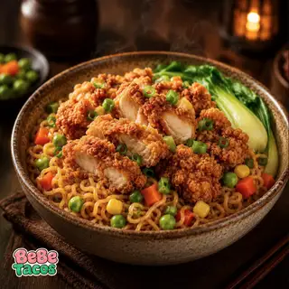 Mì gà giòn - 37.500 ₫ tại Bebe Tacos & Drink - Nguyễn Thái Sơn