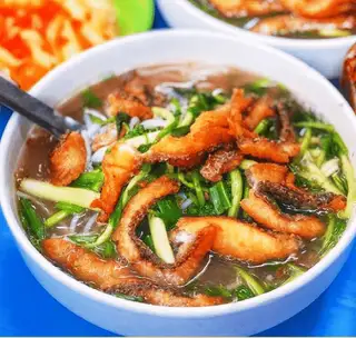 Hình ảnh Bún,Bánh đa: cá rô chiên giòn