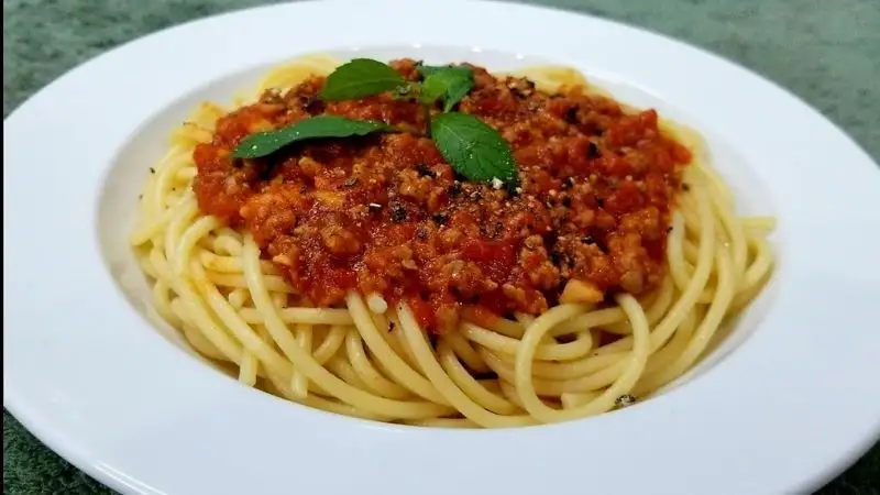 Mì Ý sốt bò bằm - 45.000 ₫ tại Bánh Mì, Mì Ý & Ăn Vặt - Đường 28