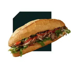Hình ảnh Bánh mì pate xá xíu