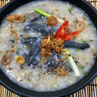 Hình ảnh Cháo gà ác hạt sen