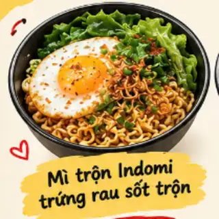 Hình ảnh Mì trộn Indomie rau sốt trộn