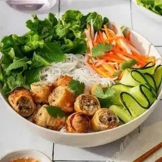 Bún chả giò chay - 35.000 ₫ tại Quán Chay Thanh Lương 2 - Đường Số 4
