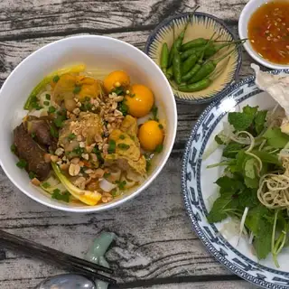 Mì Quảng gà - 55.000 ₫ tại Mì Quảng & Bún Chả Cá Nha Trang - An Dương Vương