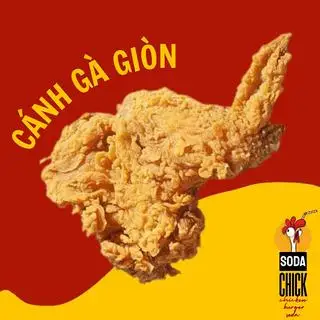 Cánh gà rán truyền thống - 55.000 ₫ tại SodaChick - Gà Rán, Burger & Soda - Lý Chính Thắng