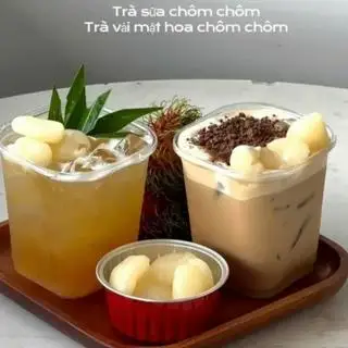 Hình ảnh Trà sữa chôm chôm hạt đẻ