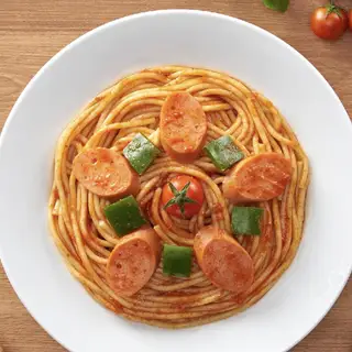 Hình ảnh MỲ Ý XÚC XÍCH SỐT CÀ