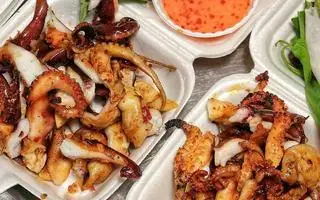 Bạch tuộc nướng - 120.000 ₫ tại Bò Bía & Ăn Vặt - An Dương Vương