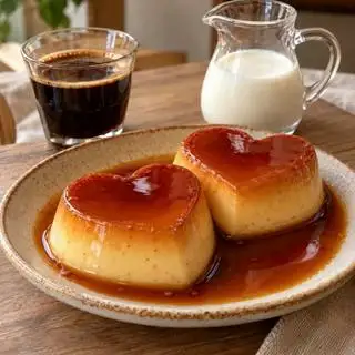 Hình ảnh 2 flan truyền thống