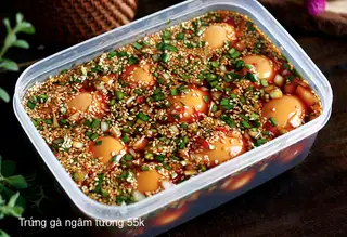 Trứng gà ngâm tương - 55.000 ₫ tại Ăn Vặt Gà To - Nguyễn Hữu Hào