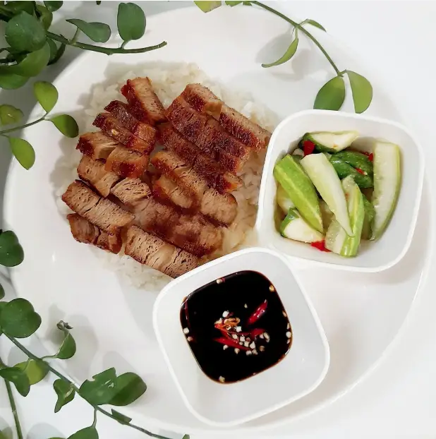 Hình ảnh Xôi heo quay CAY