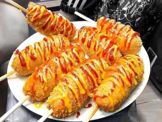 Hình ảnh Hotdog phô mai