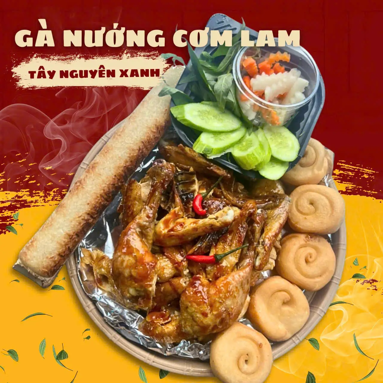 Hình ảnh Combo 1 gà nướng mắm nhĩ