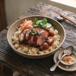 Hình ảnh Cơm giò heo gà