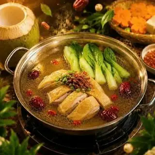 Hình ảnh Lẩu gà nước dừa 1 người