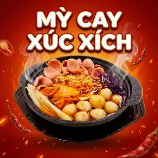 Hình ảnh Mỳ cay xúc xích