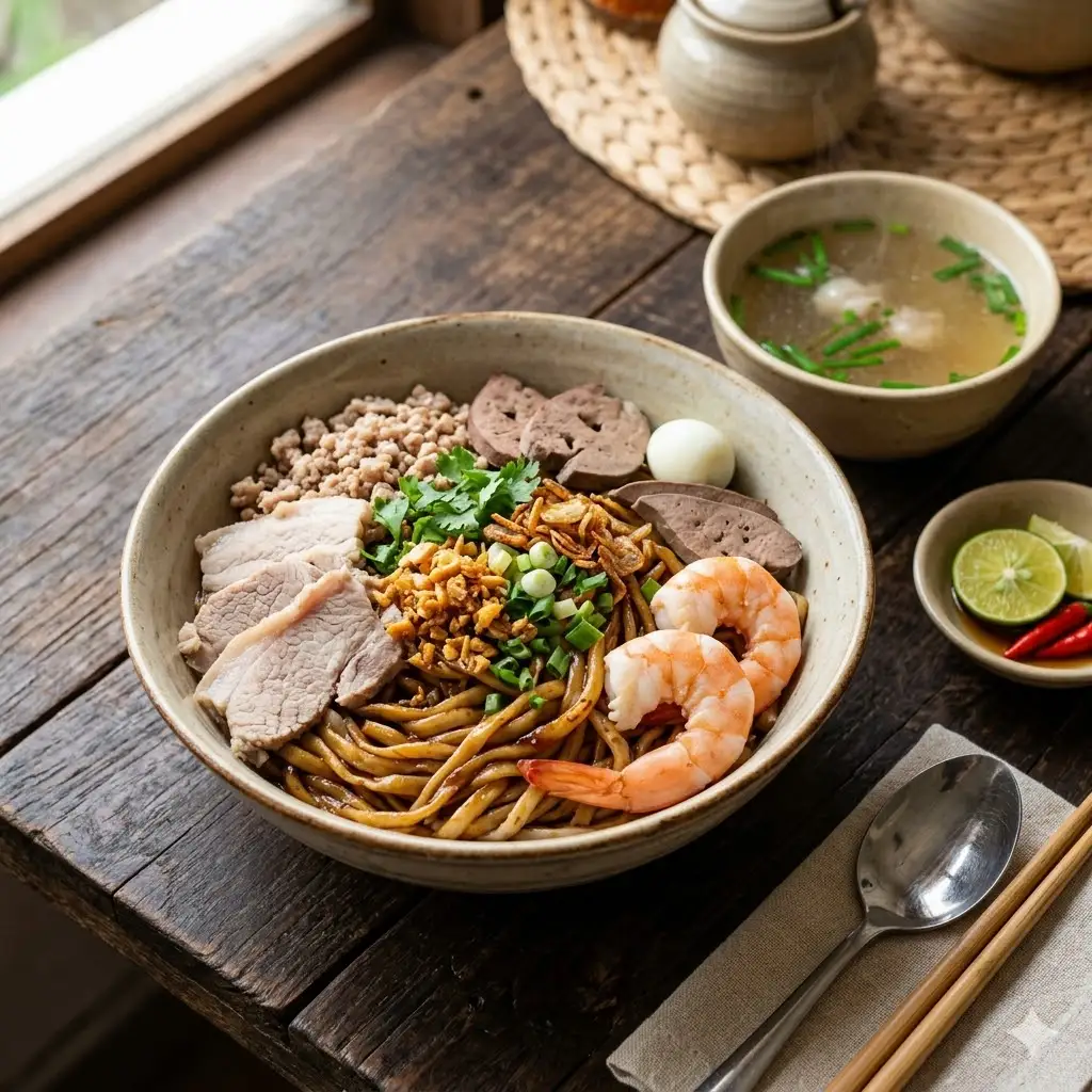 Hủ tiếu Nam Vang - khô - tôm - 60.000 ₫ tại Quán Hủ Tiếu Ngon - Phạm Hùng