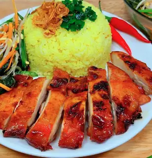 Cơm đùi gà xá xúi - 65.000 ₫ tại Cơm Gà Xối Mỡ 164 - Hoàng Văn Thụ