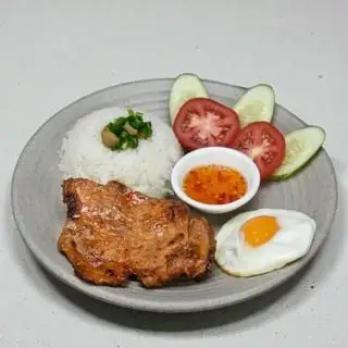 Hình ảnh Cơm - sườn - ốp la