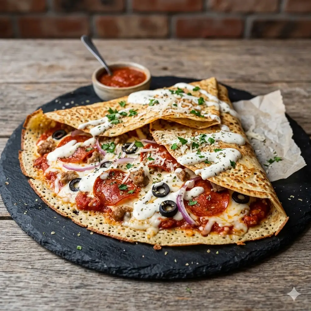 Hình ảnh Cờ-rếp pizza