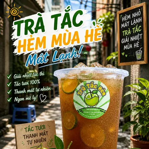 Trà Tắc Hẻm & Sữa Chua Mix - Tân Hòa Đông - Cà Phê/Trà gần bạn