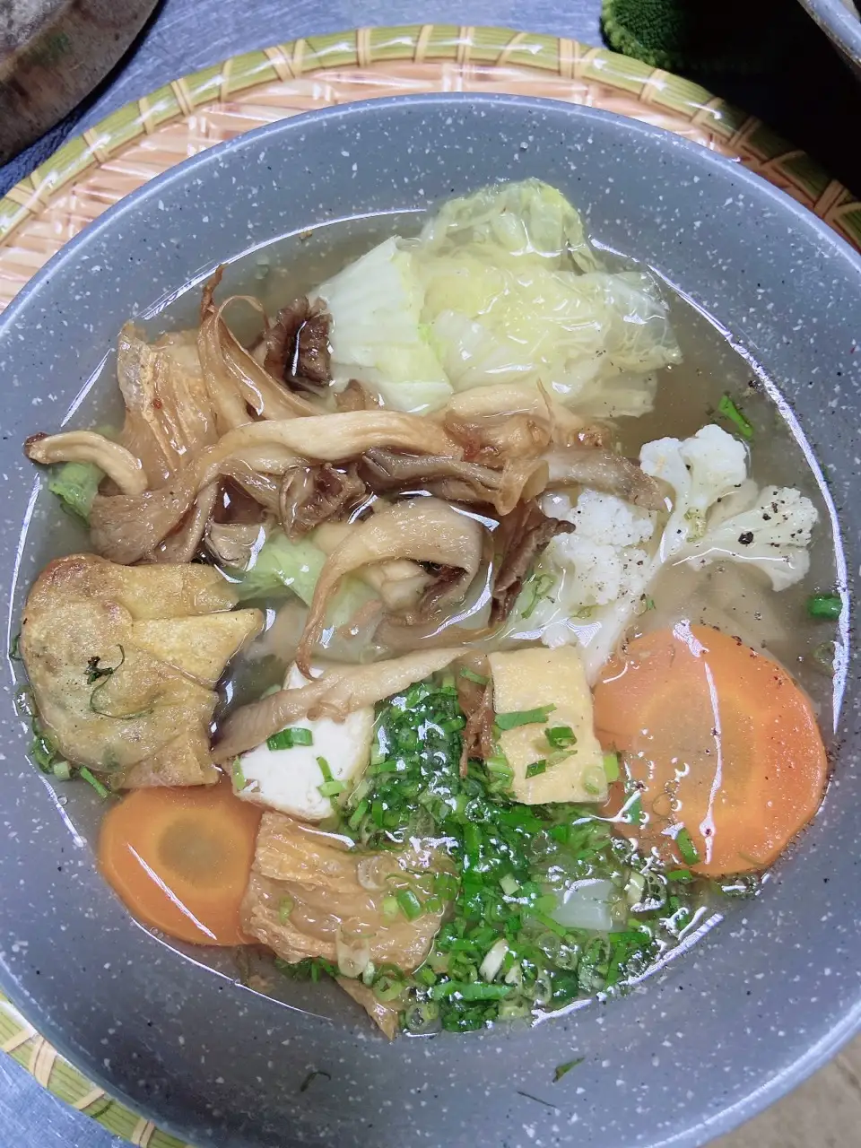 Hình ảnh Nui chay - Vegan pasta noodle soup