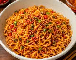 Hình ảnh Mì trộn sa tế