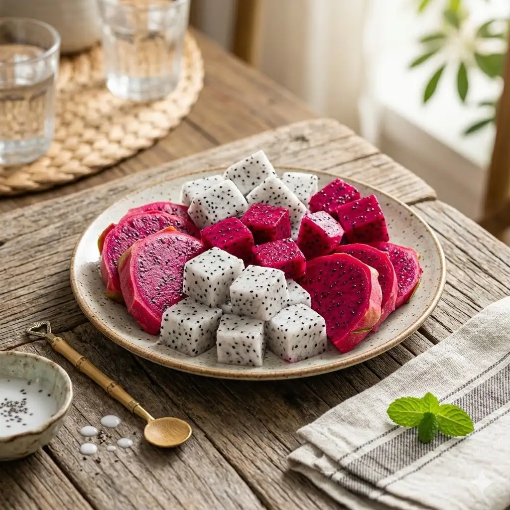 Thanh long ruột trắng - 500g - 52.000 ₫ tại Sữa Chua Trái Cây CAM NGỌT - Bạch Đằng