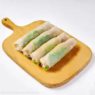 Bì cuốn chay( Fresh Spring rolls, Crispy sweet Potato)  - 65.000 ₫ tại Quán Chay Ngọc Thọ - Phạm Ngũ Lão