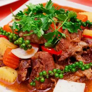 Bò sốt tiêu xanh - 78.000 ₫ tại Cháo Ếch Singapore A Bảo - Dương Quảng Hàm
