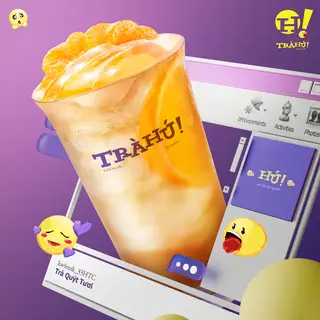 Trà Quýt Tươi L (kw4nsik_33HTC) - 40.000 ₫ tại Trà Hú - Trà Sữa Đậm Hú Hồn - 139 Cao Đạt